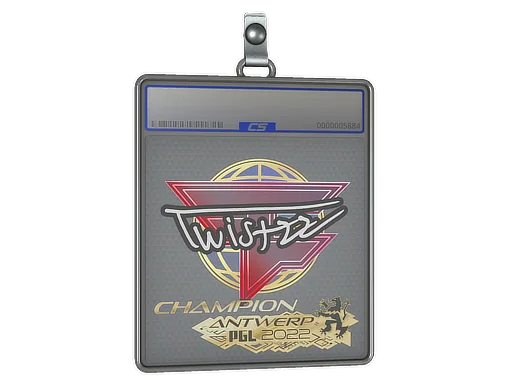 Placa de pegatinas | Twistzz (campeón) | Amberes 2022