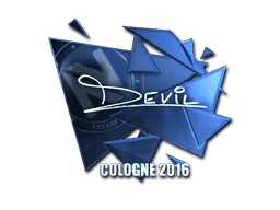 Klistermärke | DEVIL (Foil) | Cologne 2016