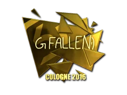 Klistermärke | FalleN (Guld) | Cologne 2016