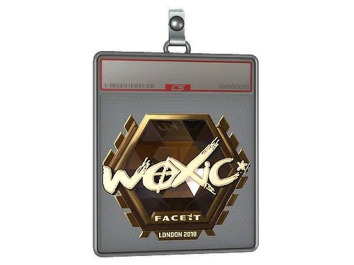 印花板 | woxic（金色）| 2018年伦敦锦标赛