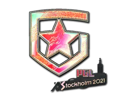 Naklejka | Gambit Gaming (holograficzna) | Sztokholm 2021