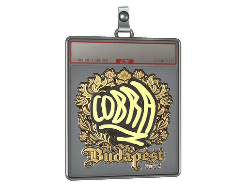 Sticker Slab | cobra (Gold) | Budapest 2025