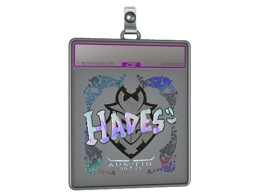 Placa de Adesivo | hades (Holográfico) | Austin 2025