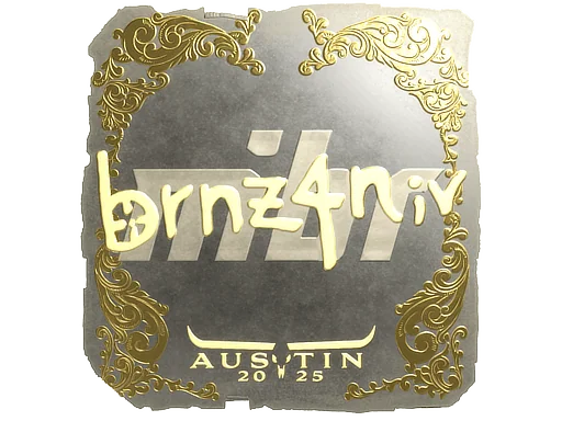 印花 | brnz4n(金色)| 2025年奥斯汀锦标赛