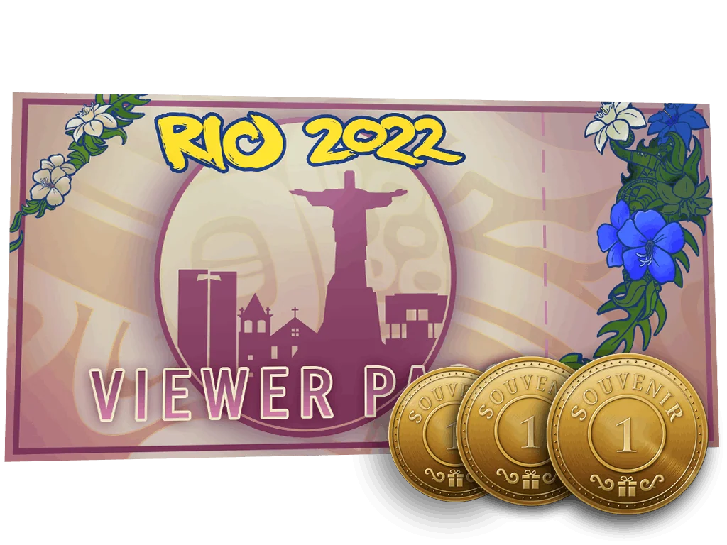 Rio 2022 Viewer Pass + 3 Souvenir Tokens