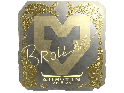 Adesivo | Brollan (Dourado) | Austin 2025