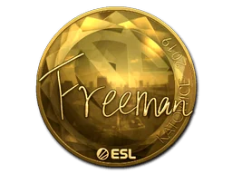 Aufkleber | Freeman (Gold) | Kattowitz 2019