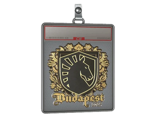 Placa de Adesivo | Team Liquid (Dourado) | Budapeste 2025