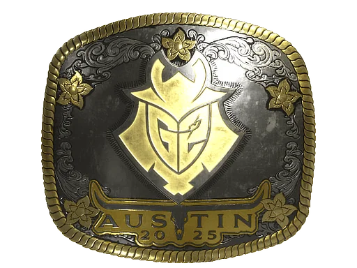 Klistermärke | G2 Esports (guld) | Austin 2025