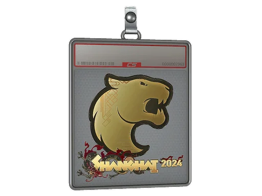 Placa de Adesivo | FURIA (Dourado) | Xangai 2024