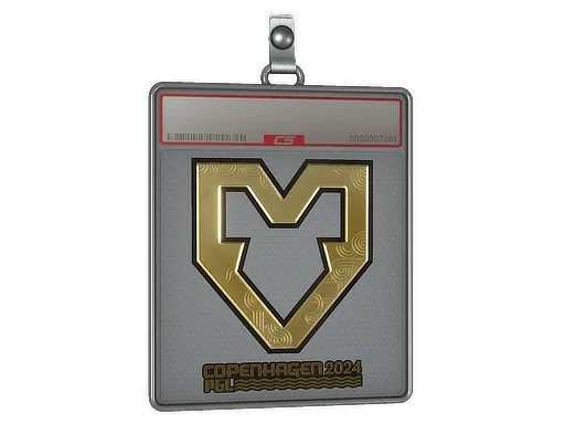 Placa de Adesivo | MOUZ (Dourado) | Copenhague 2024