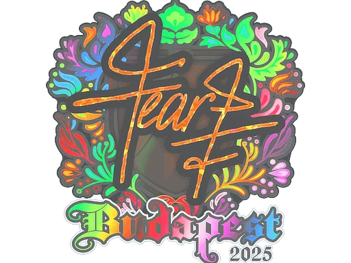 印花 | fEAR（全息）| 2025年布达佩斯锦标赛
