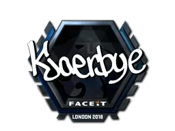 Pegatina | Kjaerbye (reflectante) | Londres 2018