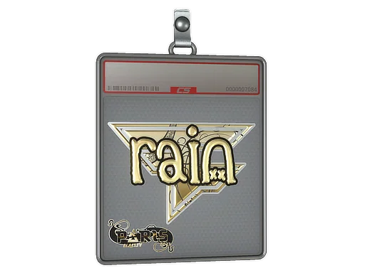 Sticker Slab | rain (Gold) | Paris 2023