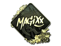 Klistermärke | magixx (guld) | Rio 2022