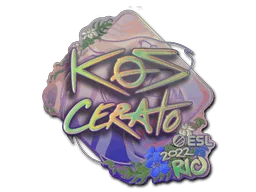 Pegatina | KSCERATO (holográfica) | Río 2022
