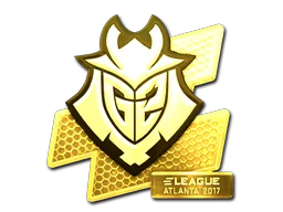 Pegatina | G2 Esports (dorada) | Atlanta 2017