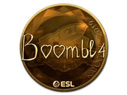 Adesivo | Boombl4 (Dourado) | Katowice 2019