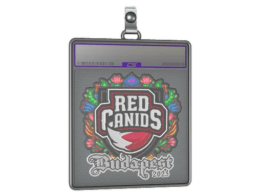 Sticker Slab | RED Canids (Embroidered) | Budapest 2025