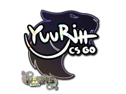 Klistermärke | yuurih (glitter) | Paris 2023