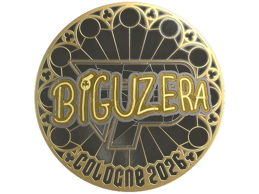 Pegatina | biguzera (dorada) | Colonia 2026