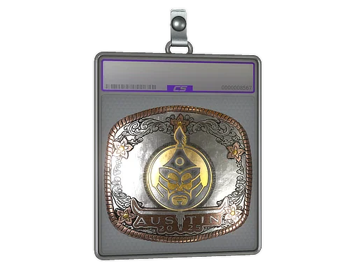 Placa de pegatinas | The Mongolz (reflectante) | Austin 2025