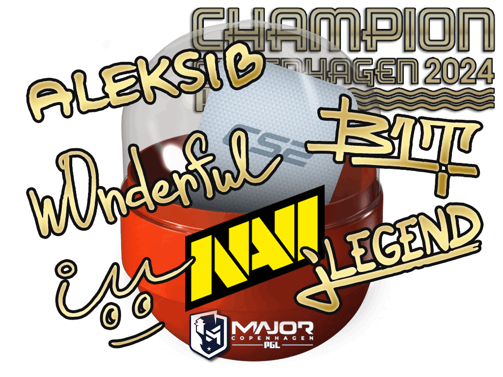 Pojemnik z autografem | Mistrzowie | PGL Copenhagen 2024
