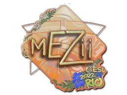 Pegatina | mezii (holográfica) | Río 2022