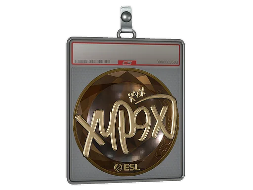 Klistermärkesfodral | Xyp9x (Guld) | Katowice 2019