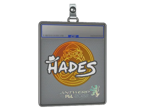 Placa de pegatinas | hades | Amberes 2022