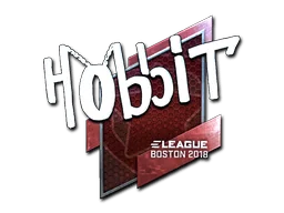 Klistermärke | Hobbit (Foil) | Boston 2018