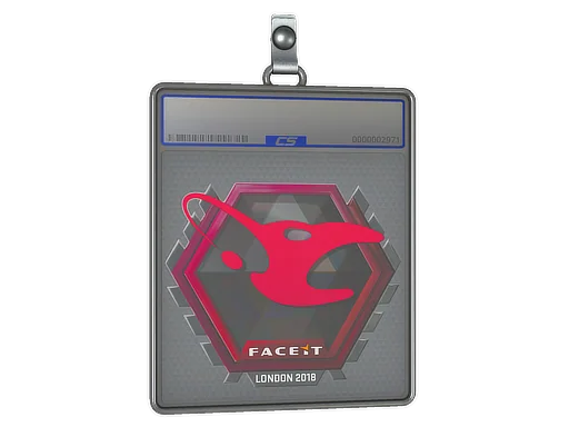 Placa de Adesivo | mousesports | Londres 2018