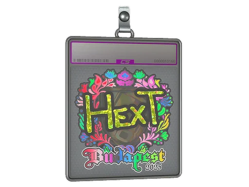 Sticker Slab | HexT (Holo) | Budapest 2025