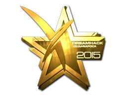 Adesivo | Vexed Gaming (Dourado) | Cluj-Napoca 2015