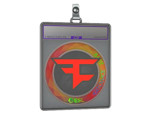 Placa de Adesivo | FaZe Clan (Holográfico) | Katowice 2019