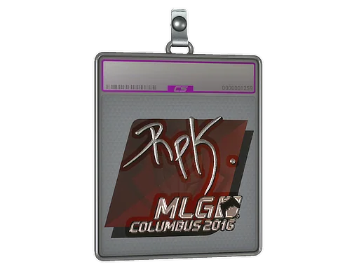 Klistermärkesfodral | RpK (Foil) | MLG Columbus 2016