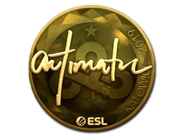Aufkleber | autimatic (Gold) | Kattowitz 2019