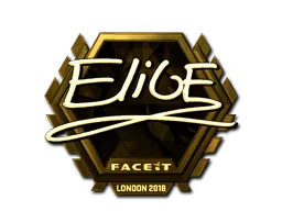 Aufkleber | EliGE (Gold) | London 2018