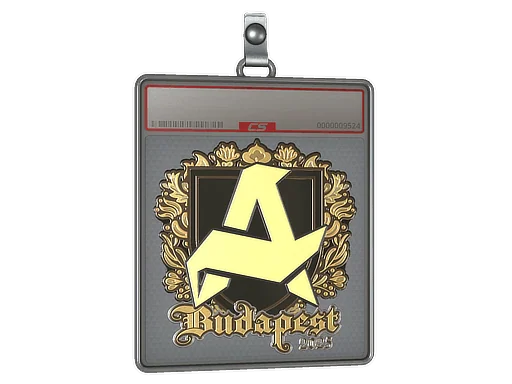 Placa de Adesivo | Aurora (Dourado) | Budapeste 2025