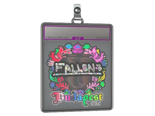 Placa de Adesivo | FalleN (Holográfico) | Budapeste 2025