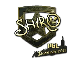 Aufkleber | sh1ro (Gold) | Stockholm 2021