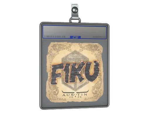 Placa de Adesivo | F1KU | Austin 2025