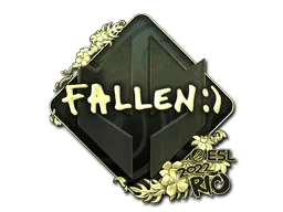Aufkleber | FalleN (Gold) | Rio 2022