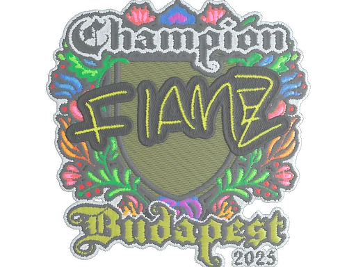 Aufkleber | FlameZ (Gestickt, Meister) | Budapest 2025