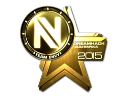 Pegatina | Team EnVyUs (dorada) | Cluj-Napoca 2015