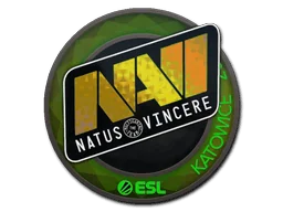 Naklejka | Natus Vincere (holograficzna) | Katowice 2019