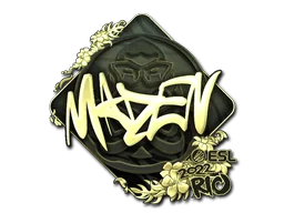 印花 | maden（金色）| 2022年里约热内卢锦标赛