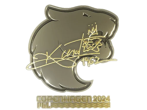 Aufkleber | KSCERATO (Gold) | Kopenhagen 2024