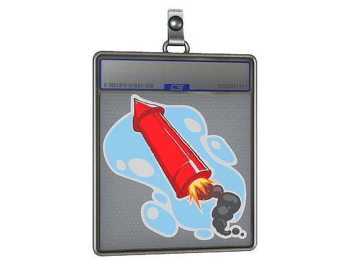 Sticker Slab | Big Red Rocket