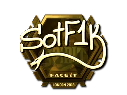 印花 | S0tF1k（金色）| 2018年伦敦锦标赛
